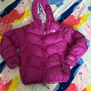 The North Face reversible 550 girls Jacket